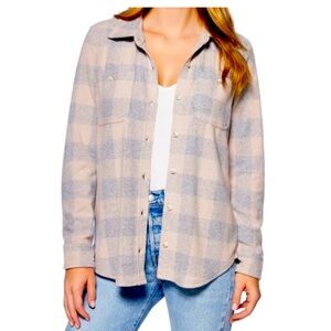Thread and Supply Lewis pink gray buffalo plaid